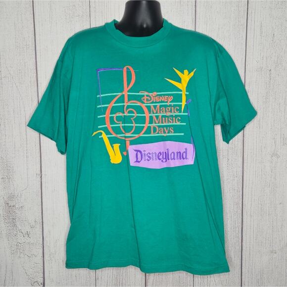 VTG 90s Single Stitch Disney Magic Music Days Disneyland Tee, OSFA (23x29.5) - Picture 1 of 5